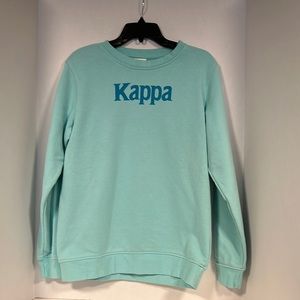 Mens Medium Kappa turquoise crew sweatshirt.